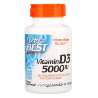 Витамин Д3 5000 МЕ Doctor's Best (180 капс)