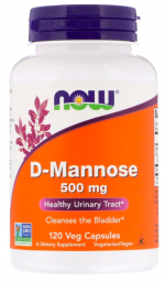 NOW D-Манноза 500 мг (120 капс)