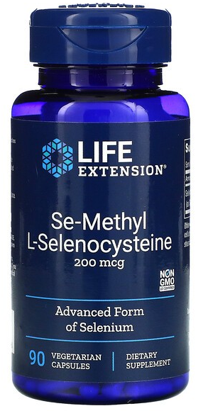 Se-Methyl L-Selenocysteine 200 мкг LIFE Extension (90 капс)