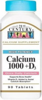 21st Century Calcium 1000+D3 (90 таб)