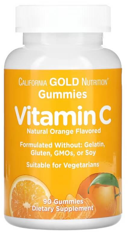 Витамин С Gummies California Gold (90 жев табл)