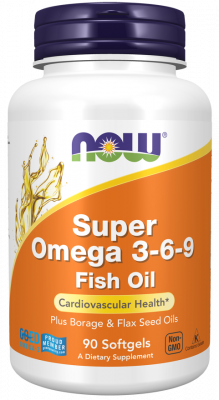 NOW Super Omega 3-6-9 1200 мг (90 кап)