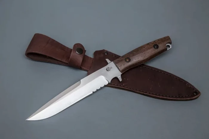 Нож Командор, ст.65х13 рукоять ценные породы дерева