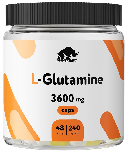 Glutamine 3600 Prime Kraft (240 капс)