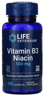 LIFE Extension Vitamin B3 Niacin 500 mg 