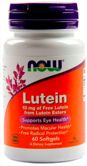 NOW Lutein 10 mg (60 кап)