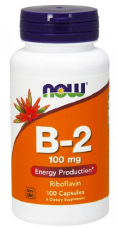 NOW Vitamin B2 (Витамин B2) 100 mg