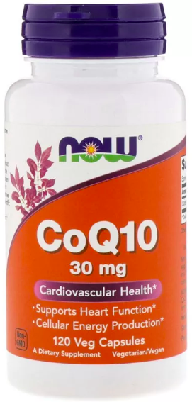 NOW CoQ10 30 mg (120 кап)