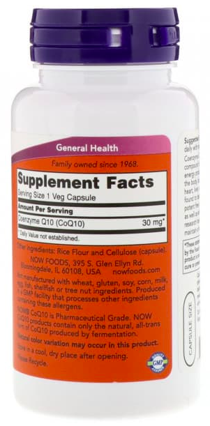 NOW CoQ10 30 mg (120 кап)