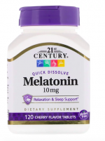 21st Century Melatonin 10 mg (120 жев табл)