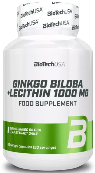 BioTech USA Ginkgo Biloba + Lecithin (90 капс)