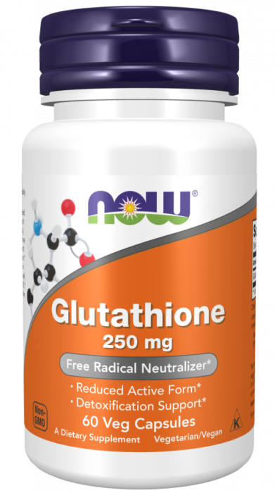 Glutathione (глутатион) 250 мг NOW (60 вег капс)