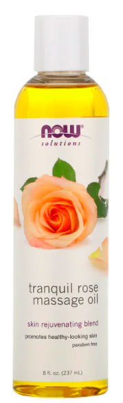 Массажное масло Rose Massage Oil NOW Foods (236 мл)
