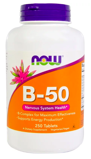 NOW B-50 Complex (Комплекс витаминов группы B) Tablets