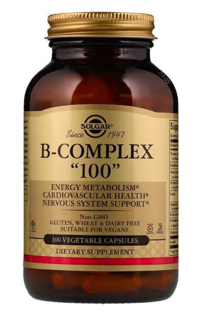 Solgar Комплекс витаминов группы B-100 (100 капс)