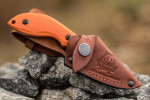 Нож Hammy сталь Niolox Satin, рукоять G10 Orange
