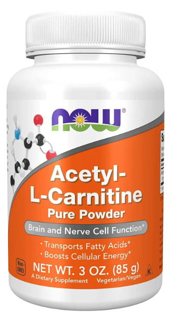 Л-карнитин в порошке NOW Acetyl L-Carnitine Powder 85 грамм