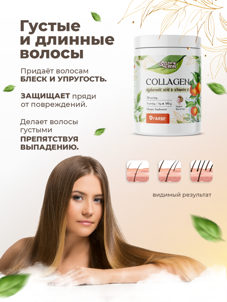 Collagen + Hyaluronic Acid + Vitamin C Meal for Real (180 гр)