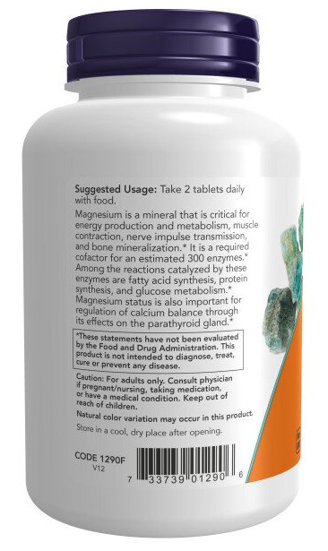 Magnesium Citrate (магний цитрат) 200 мг 100 таблеток NOW Foods