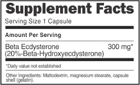 Myprotein Beta Ecdysterone 300mg (60 кап)