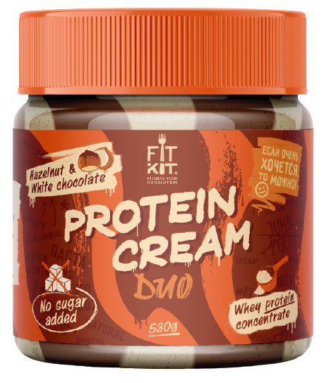 Протеиновая паста FIT KIT Protein Cream DUO (530 гр)