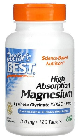 Hight Absorption Magnesium 100 мг Doctor Best (120 таб)