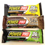 Батончик мультибелковый глазированный Power Pro 36% Protein Bar Nuts (60 г)
