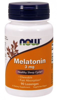 NOW Melatonin 3 mg (90 вег пастилок)