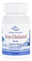 Norway Nature Iron Chelated (железо) 36 mg