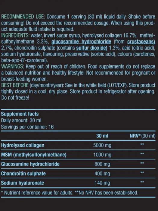 Хондропротектор Arthro Forte Liquid BioTechUSA (500 мл)