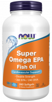 Super Omega EPA 1200 мг (омега, рыбий жир) 240 гелевых капсул Now Foods