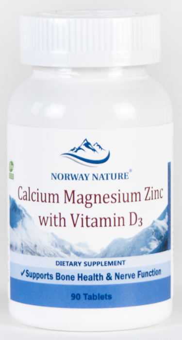 Норвежский Кальций Магний Цинк Д3 Norway Nature (90 таб)