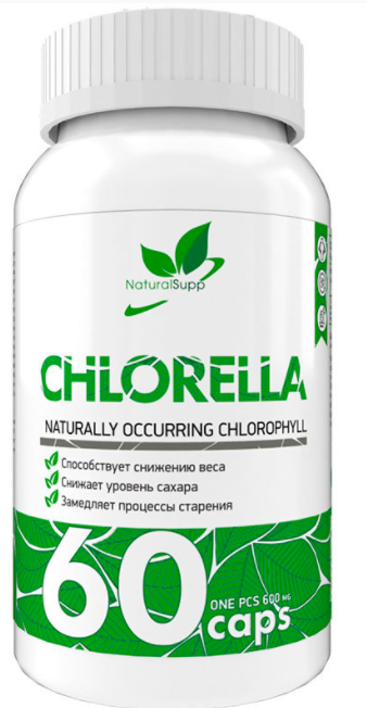 Хлорелла 600 мг NaturalSupp (60 капс)
