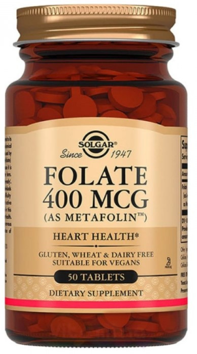 Solgar Folate 400 мкг (50 таб)