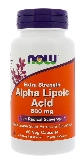 NOW Alpha Lipoic Acid 600 mg (60 капс)