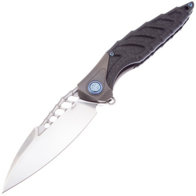 Складной нож Rike Knife Thor7 сталь M390, рукоять Black CF