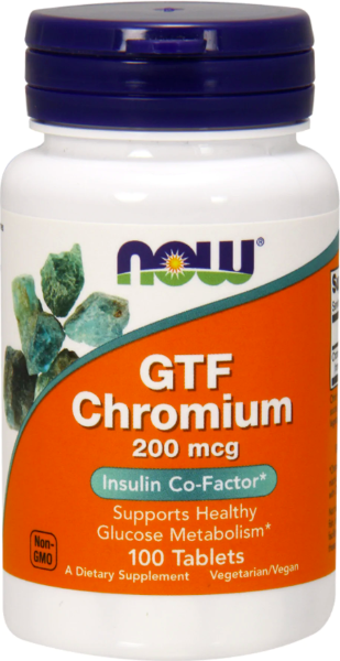 NOW GTF Chromium (Пиколинат хрома) 200 mcg