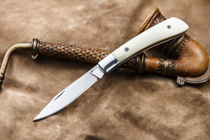 Складной нож Gent сталь 440C Satin, рукоять кость