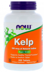 NOW Kelp (Йод) 150 мкг (200 табл)