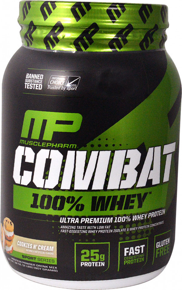 Combat 100% Whey MusclePharm (907 гр)