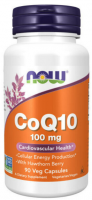 CoQ10 100 мг NOW (90 вег капс)