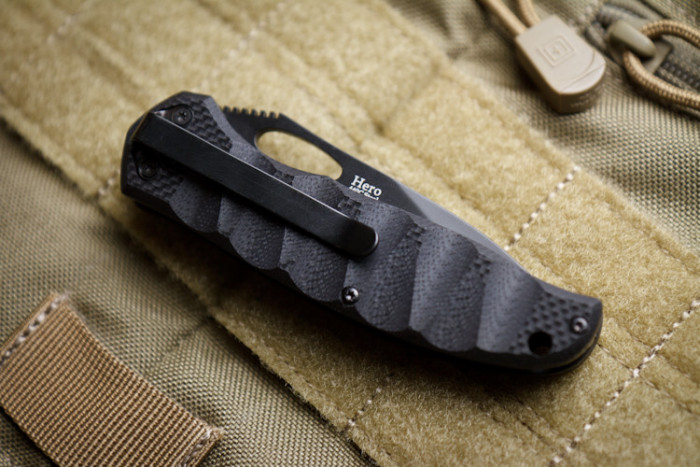 Складной нож Hero Black Titanium