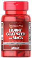 Puritan's Pride Horny Goat Weed Maca (Горянка и Мака) (60 капс)