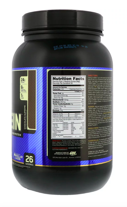 Optimum Nutrition 100% Casein Standard (850-908 г)