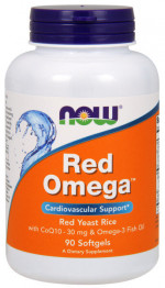 Red Omega (красная омега, рыбий жир) 90 капсул NOW Foods