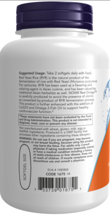 Red Omega (красная омега, рыбий жир) 90 капсул NOW Foods