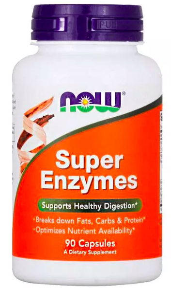 NOW Super Enzymes (90 капс)