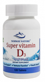 Norway Nature Super Vitamin D3 5000 ME