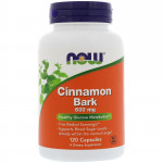 Кора коричного дерева Now Cinnamon Bark 600 мг VEG