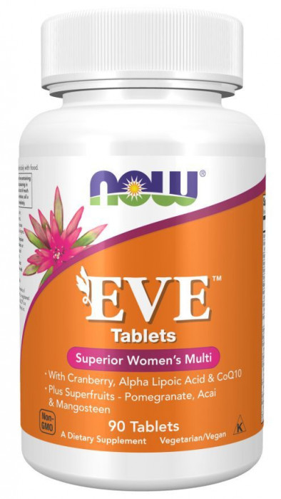 EVE Superior Womens Multi (мультивитамины для женщин) 90 таб. NOW Foods